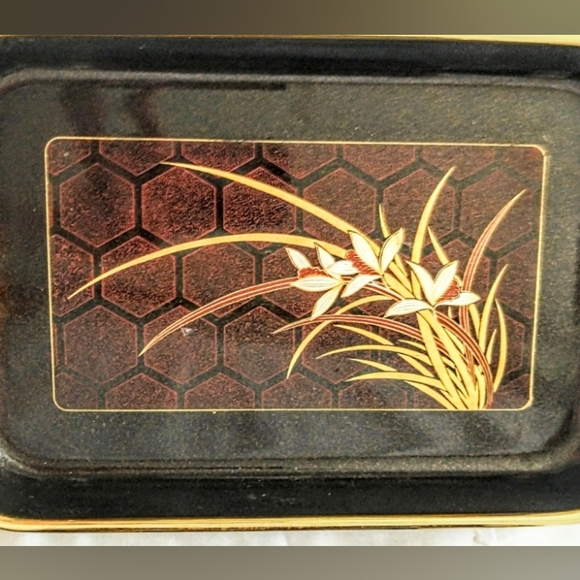 Japanese Laquerware Nesting Trays - 3 Mid Century Trays - Picture 8 of 13